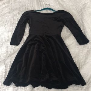 Velvet party dress: American Apparel